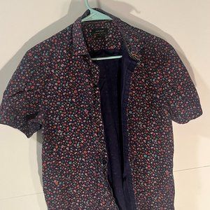 Zara floral shirt